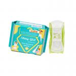 Best Selling High Quality Cheap Non Woven Fabric Sanitary Napkin 245mm Disposable Cotton Lady Pad for sale