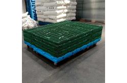 China Sonsill Green Vegetable Storage Reusable Collapsible New PP Plastic 32 Liters Crate supplier