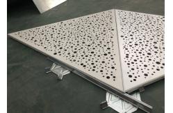China Perforated Aluminum Metal Ceiling ISO9001 For Airport Project supplier