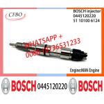 BOSCH 0445120220 51101006124 Neutral Fuel Injector Assembly 0445120220 51101006124 For MAN for sale