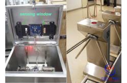 China Drop Arm Coin And Token Controlled Access Turnstiles For Amusement Park supplier