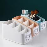 Ins Style Desktop Mini Trapezoidal Plastic Stationery Organiser For Student