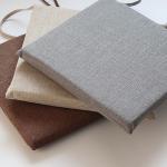 High Density Plush Seat Cushions Hard Cotton Filling Easy Carrying 40 / 45CM for sale