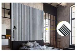 China Luxury Polystyrene Wall Panel Hotel Gold Design PS Wall Panel Cladding Sheet supplier