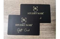 China Custom Matte Black Metal Business Cards Brass Laser Engrave supplier