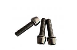 China Titanium Cone Head Bolt M5 M6 Titanium Bolts For Mountain Bikes supplier