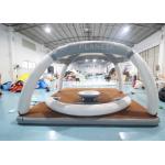 DWF 20cm Thickness Inflatable Floating Platforms Dock Inflatable Water Floating Island Inflatable Aqua Banas for sale