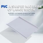 Hotel Plastic Profile UPVC Window Profiles High Temp Resistance PVC Extrusion Profile Panel for sale