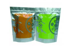 China Resealable Custom Food Packaging Bags Foil ziplockk Pouches With Window OEM / ODM supplier
