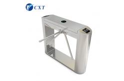 China Stable Tripod Turnstile Gate Convenient With Alarm Prompt Functions supplier