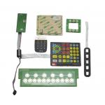 Thin and Lightweight Flat Membrane Switch Silkscreen Printing -30C- 80C Current Rating 50mA-100mA for sale