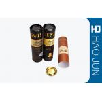 Custom Printed Handmade Cardboard Cylinder Tubes With Coating Paper , Eco Friendly for sale