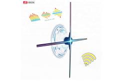 China 100cm 360 Degree 3d Holographic Display Wifi App 4 Blades supplier