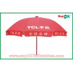 Pop Up Sun Shade Tent Advertising Red Sun Umbrella for sale