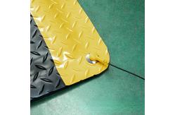 China 3 Layers Black And Yellow Flooring ESD Anti Fatigue Mat Professional supplier