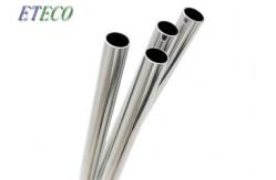 China Unbreakable Short Metal Drinking Straws For Freeze Juice Puddings Fruit Jellies supplier