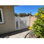 Courtyard Swimming Pool Custom Vinyl Fence 6x8ft for sale