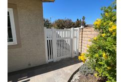 China Courtyard Swimming Pool Custom Vinyl Fence 6x8ft supplier