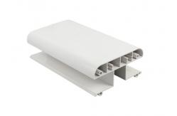 China ABS PP HDPE LDPE UHMWPE HIPS PVC Frame UPVC Plastic Extrusion Profile supplier