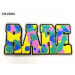 Camouflage Style Words Chenille Patches Chenille Patches For Varsity Jackets