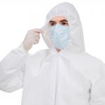 Blocking Blood SMS PP Disposable Medical Coverall Surgical Jumpsuit for sale