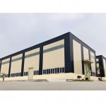 Industrial Light Steel Structure Workshop , Prefabricated Metal Buildings Workshop for sale