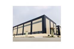 China Industrial Steel Structure Warehouse Construction , Prefab Metal Warehouse Building supplier