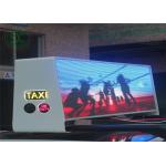 High clarity P5 high brightness taxi led sign/taxi roof led screen/taxi top led display for sale