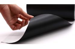 China Matte Black Anti Static Label Material Permanent Adhesive Polyimide 1Mil With Glassine supplier