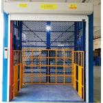 3T 4m Guide Rail Elevator Shear Fork Lift Platform with Emergency Stop Button for Cargo for sale