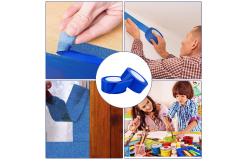 China Custom Blue Painter Masking Tape Roll for High-Temperature Outdoor Painting supplier