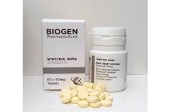China Biogen Pharma Dianabol 10mg Tablets Pill Bottle Labels And Boxes Square supplier