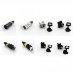 Waterproof 5 Pin XLR Connector IP65 Male Female Socket Connector for sale