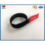 Marker Reusable Hook Loop Cable Ties Wrap 6 L Black , hook loop tape Cable Management for sale