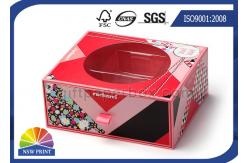 China Cardboard Paper Sliding Drawer Boxes With Clear PVC Window supplier