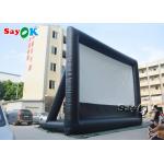 Inflatable Cinema Screen Black And White School  Inflatable Projector Movie Screen