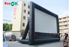 China Inflatable Cinema Screen Black And White School  Inflatable Projector Movie Screen supplier