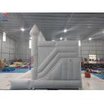 Wedding Jumping Castle Bounce House With Pool Inflatable White Bouncy House