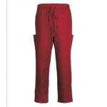 155 GSM Nurse Medical Polyester 65% Cotton 35% Wine Red  Pants Anti-bacteria, Wrinkle-free for sale