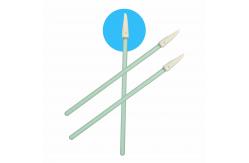 China Keyboard Cleaning Spiral Pointed Sponge Foam Swab Cleanroom Dust Free supplier