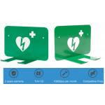 Erosion Resistance AED Bracket Green Zoll Defibrillator Wall Mount Sturdy for sale