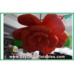 Wedding Inflatable Lighting Decoration /  Red Inflatable Flower Lighting
