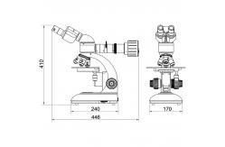 China WF10X Eyepiece Binocular Student Optical Microscope ABBE NA1.25 Condenser supplier