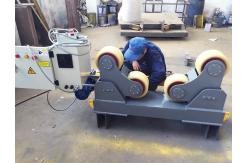 China 2 Idler Rollers Electric Control Systems, 5Ton Self Aligning Pipe Welding Stands With supplier