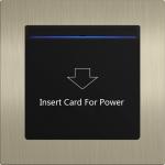 50/60Hz Hotel Room Key Card Holder , 86x86mm Power Saving Switch for sale