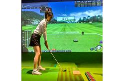 China Ar Interactive Projection Game Machine Home Golf Simulator Launch Monitor System supplier