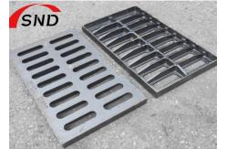 China Single EN124 Standard Cast Iron Gully Grate Painting Surface Square Shape supplier