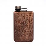Stainless Steel Copper Hip Flask for Climbing Camping Barbecue Bar Party Drinker for sale