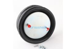 China Triangle Double Convoluted Suspension Air Springs 6375 4514 With Bumper supplier