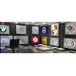 Automotive Logo Board Vacuum Metalizing Services , UV Base and Top Coating High Performance for sale